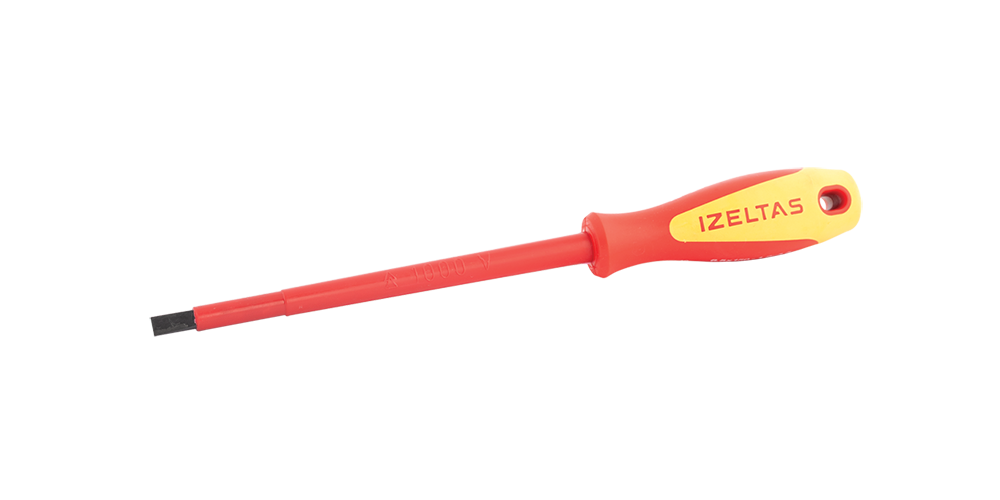 1000V İZOLELİ ELEKTRİKÇİ DÜZ UÇLU TORNAVİDA 5.5X125