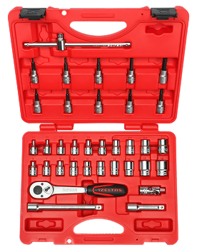 3/8" ALTI KÖŞE LOKMA ANAHTAR SETİ 24 PARÇA