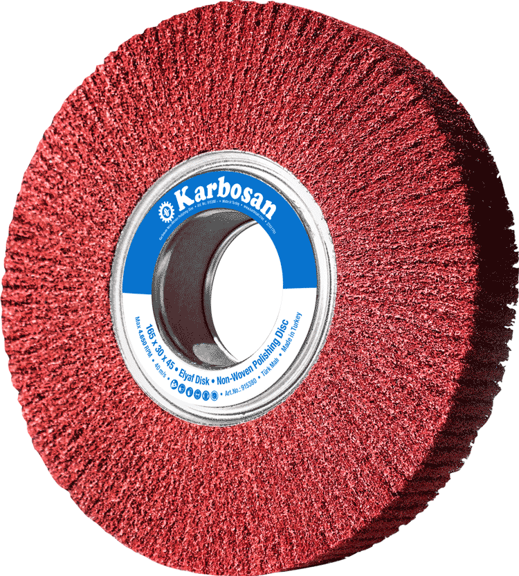 DELİKLİ ELYAF ÖZLÜ MOP ZIMPARA 165x30x25 KARBOSAN