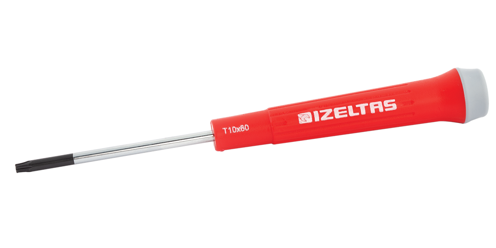 ELEKTRONİKÇİ TİP KLEMENS TORX UÇLU TORNAVİDA T6X60