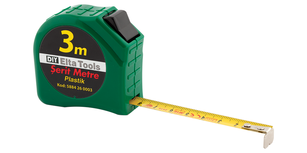ELTA PLASTİK ŞERİT METRE 3 M