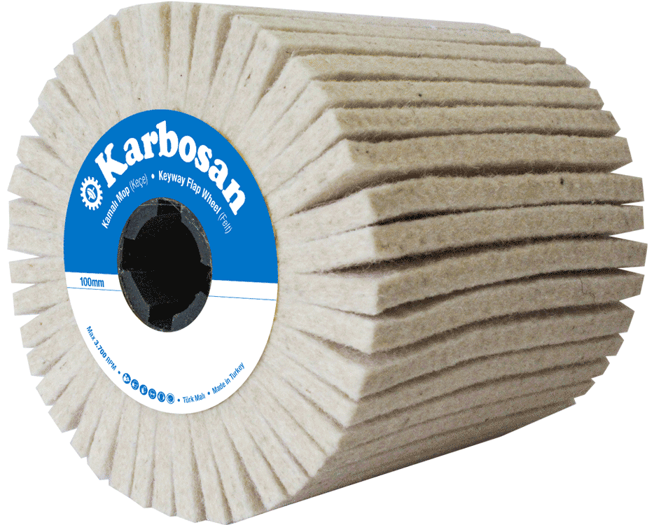 KAMALI KEÇE MOP ZIMPARA 100x100 KARBOSAN