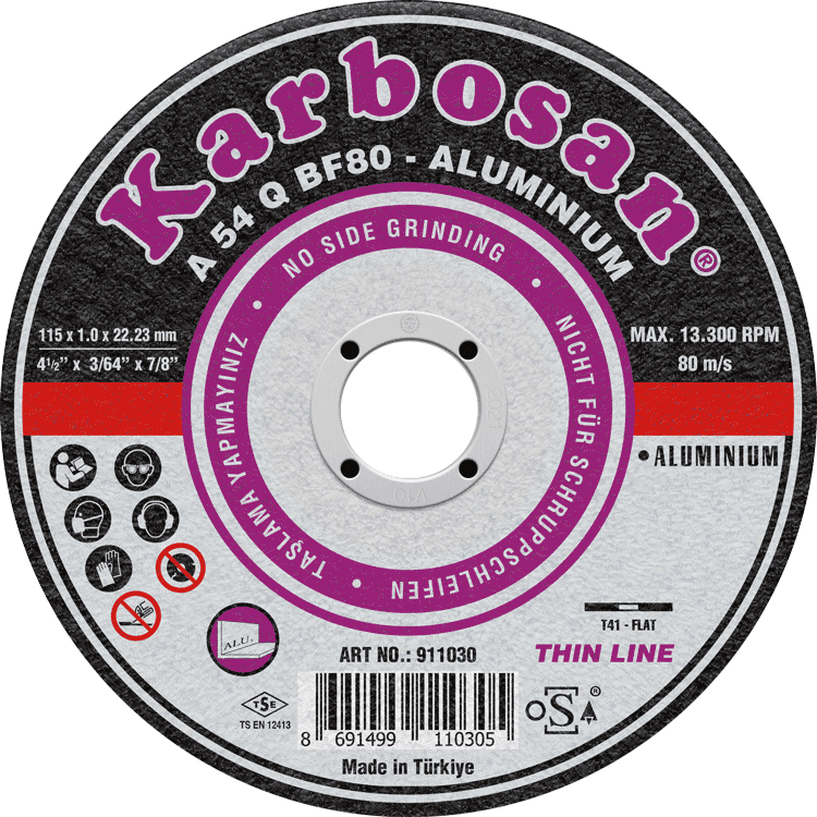 KESME DİSKİ ALÜMİNYUM 230x3.0x22 KARBOSAN