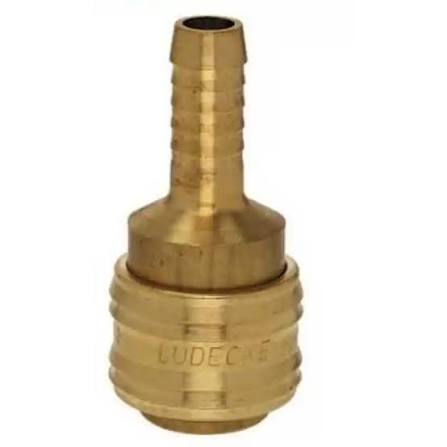 LUDECKE ES10T STOPER GOVDE TEKLİ OTOMATİK RAKOR 10mm