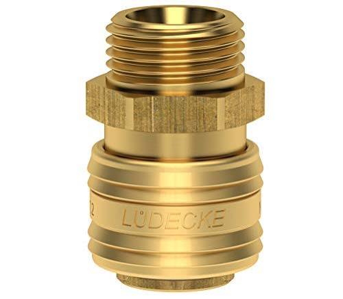 LUDECKE ES12A OTOMATİK RAKOR TEKLİ  1/2 ERKEK