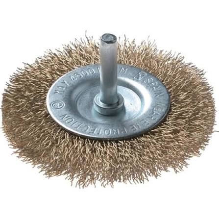 PİMLİ (DAİRE) TEL FIRÇA  50MM