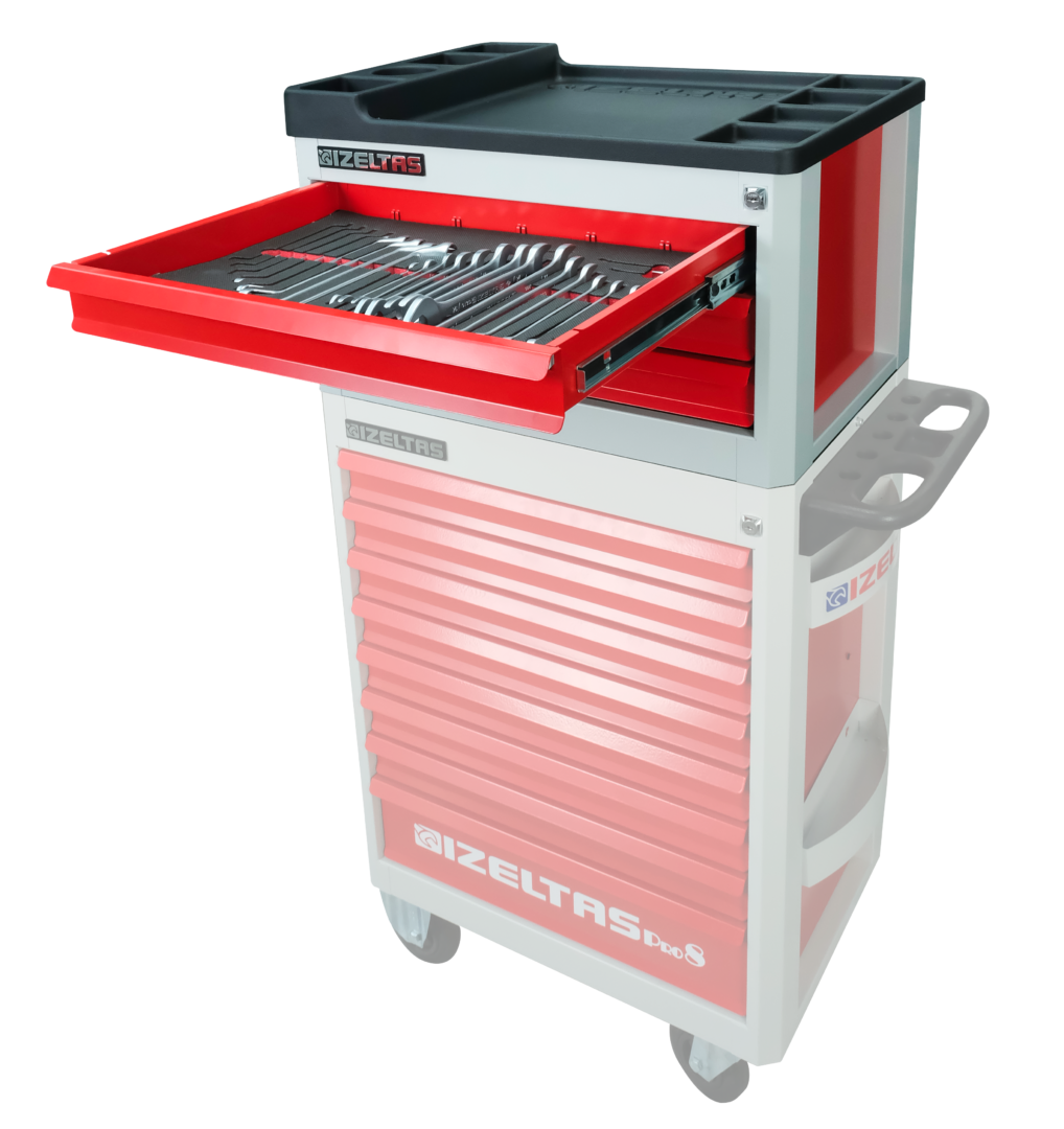 PRO SERİ 3 ÇEKMECELİ DOLAP ÜSTÜ DOLAP