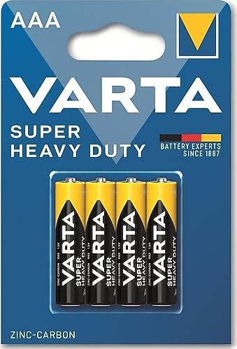 VARTA SUPER LIFE AAA İNCE PİL 4'LÜ